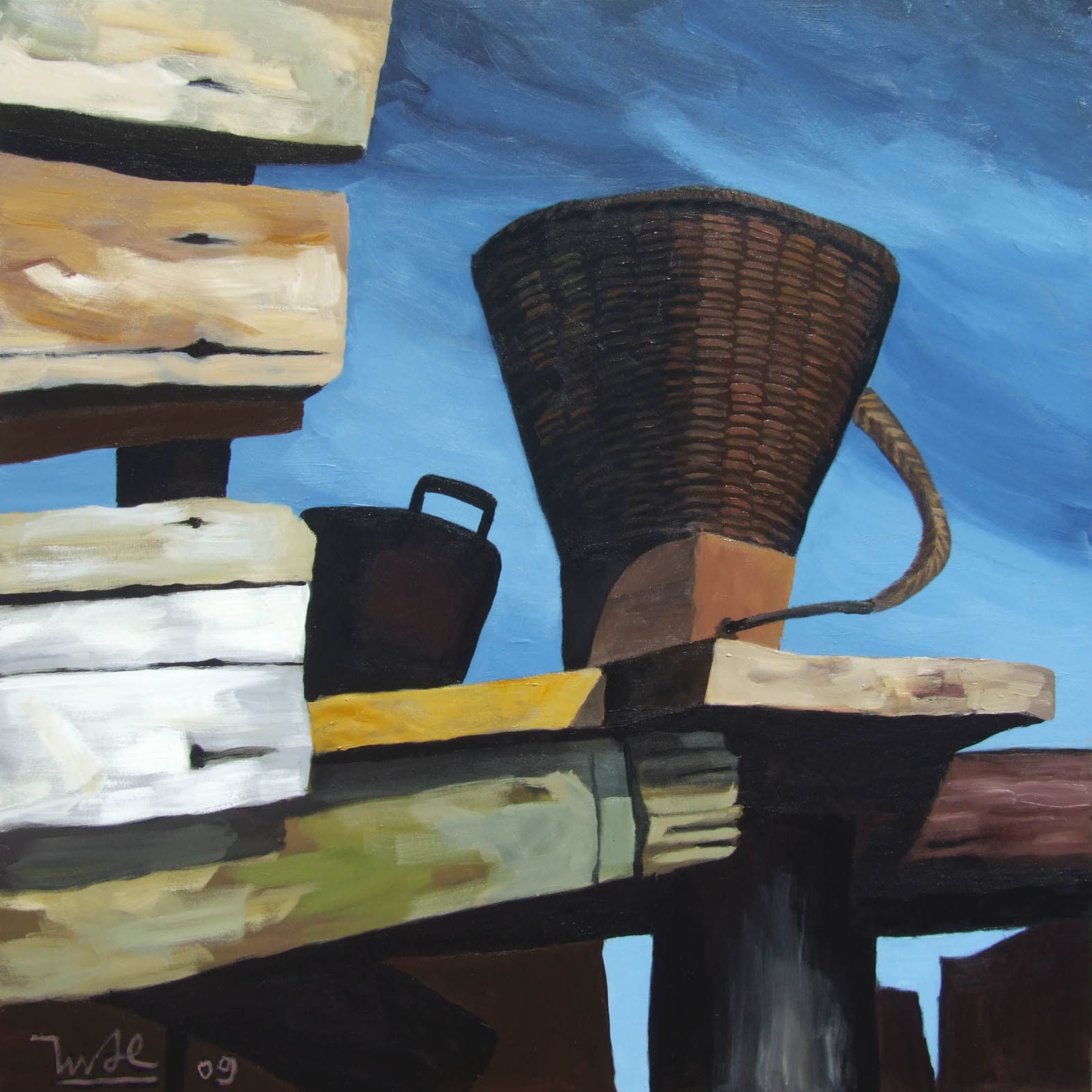 Chuẩn bị đi rẫy